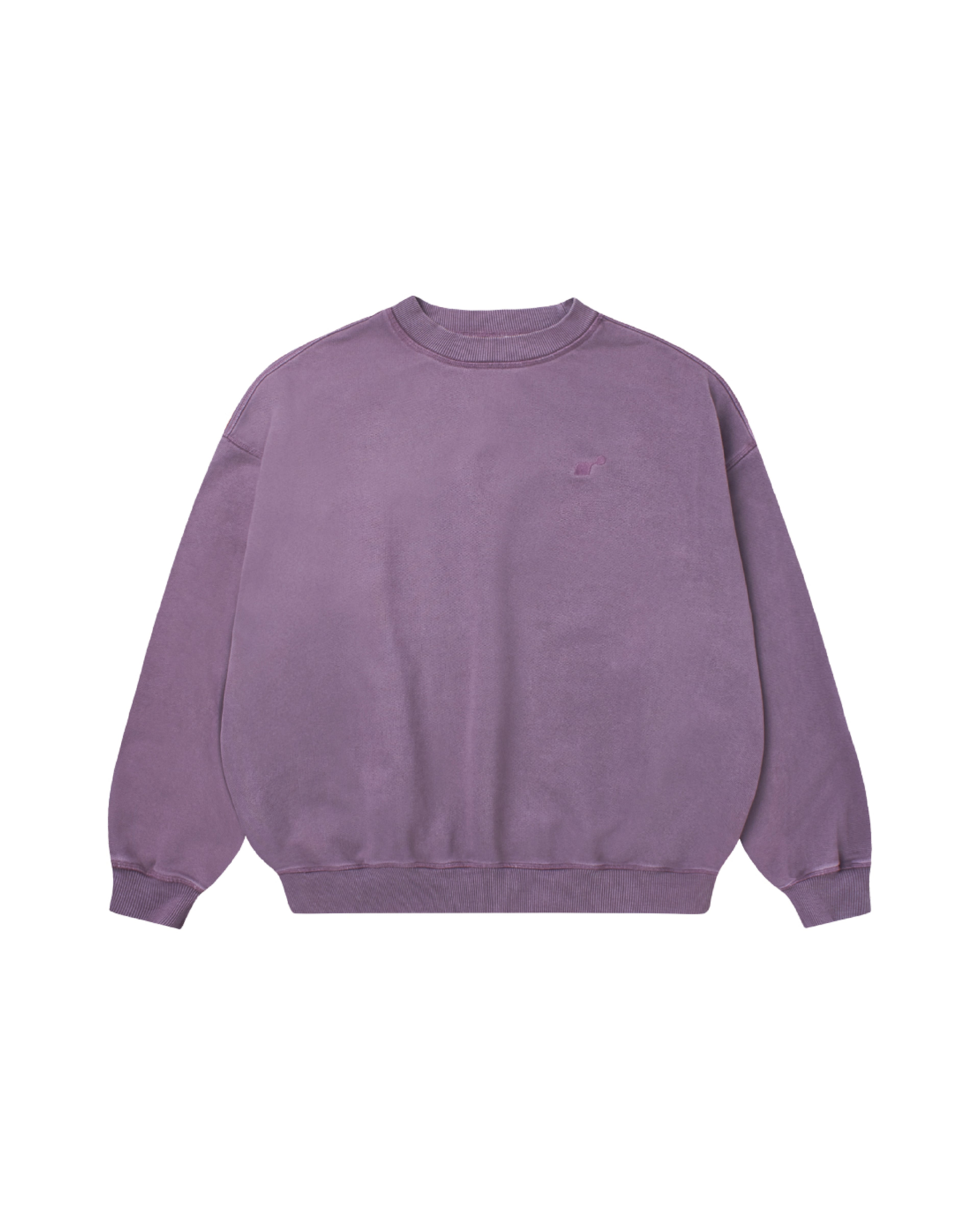 R IC WASHED PURPLE SWEATER