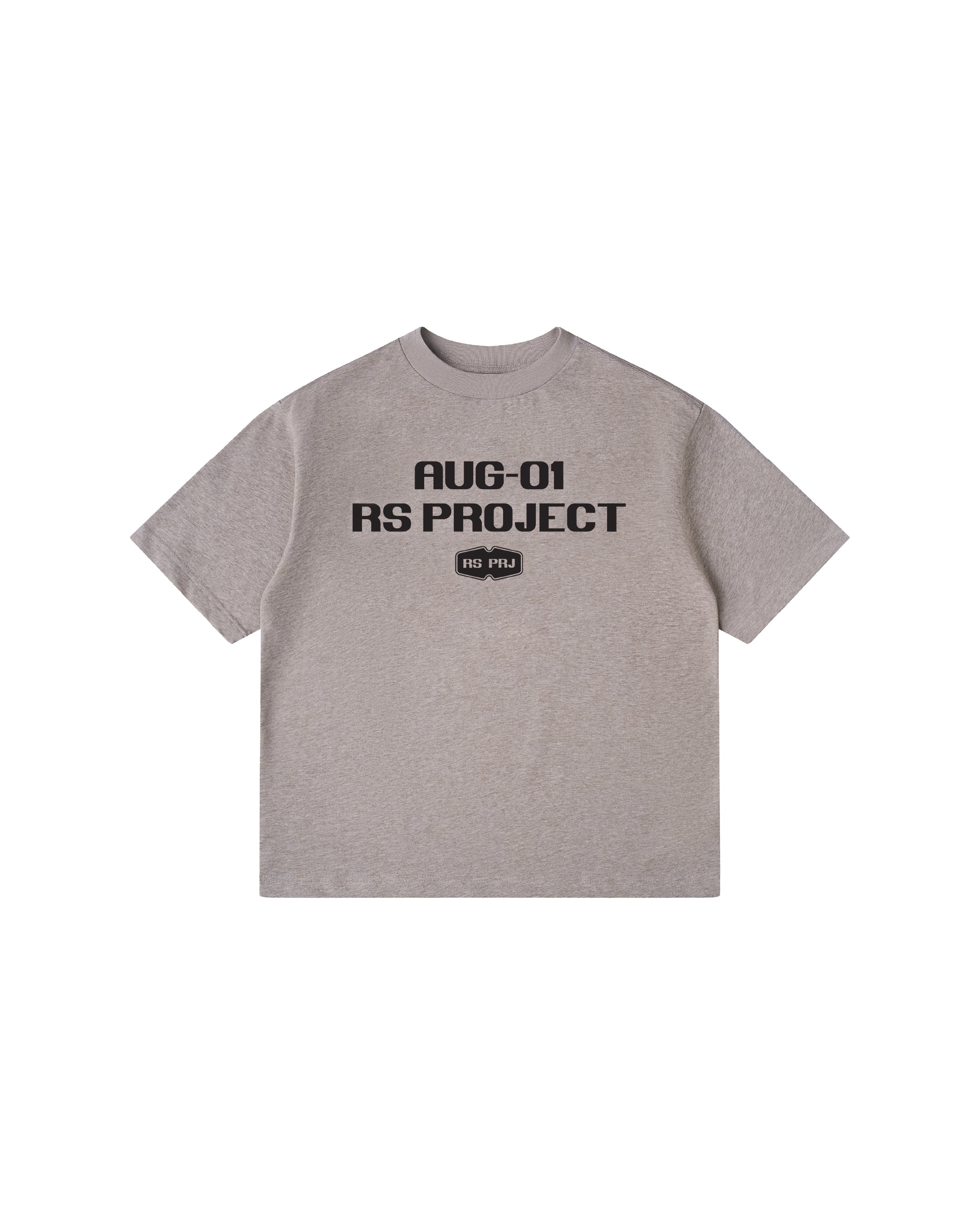 RS PROJECT AUG-01 PEPPER GRAY TYPO UNISEX