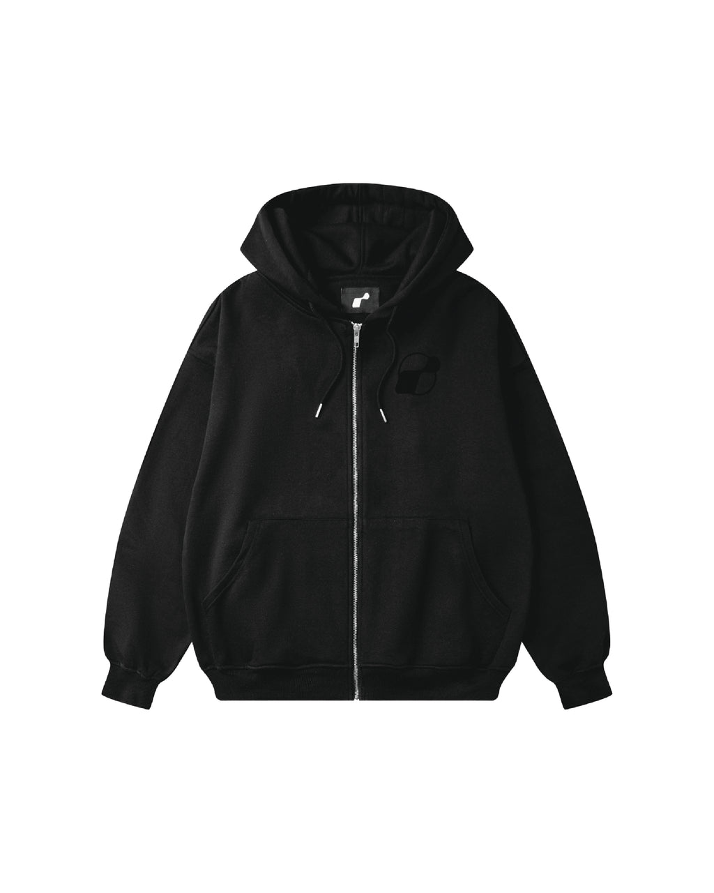VELVET PRINT FULL ZIP HOODIE