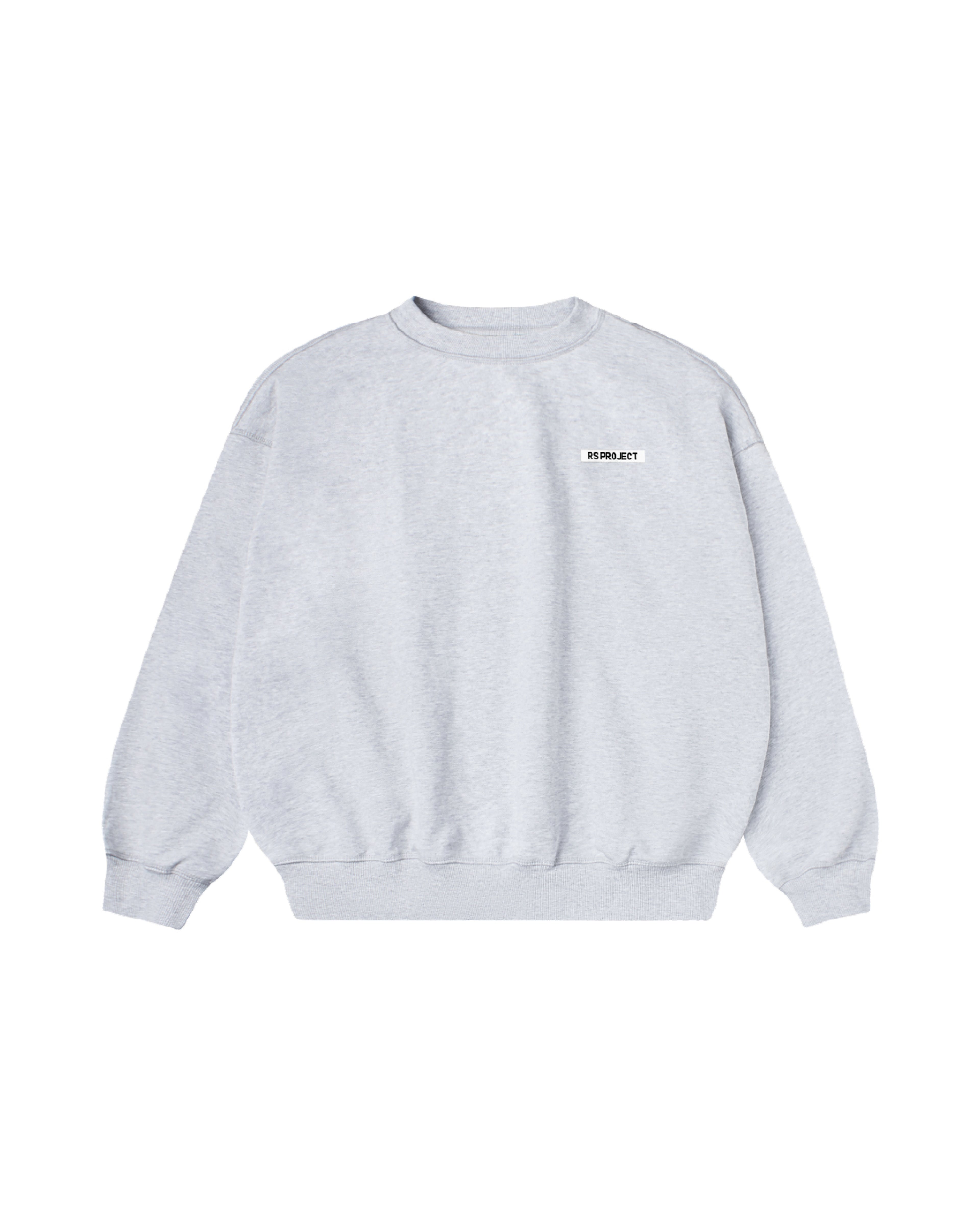 R IC BASIC TAG GREY SWEATER