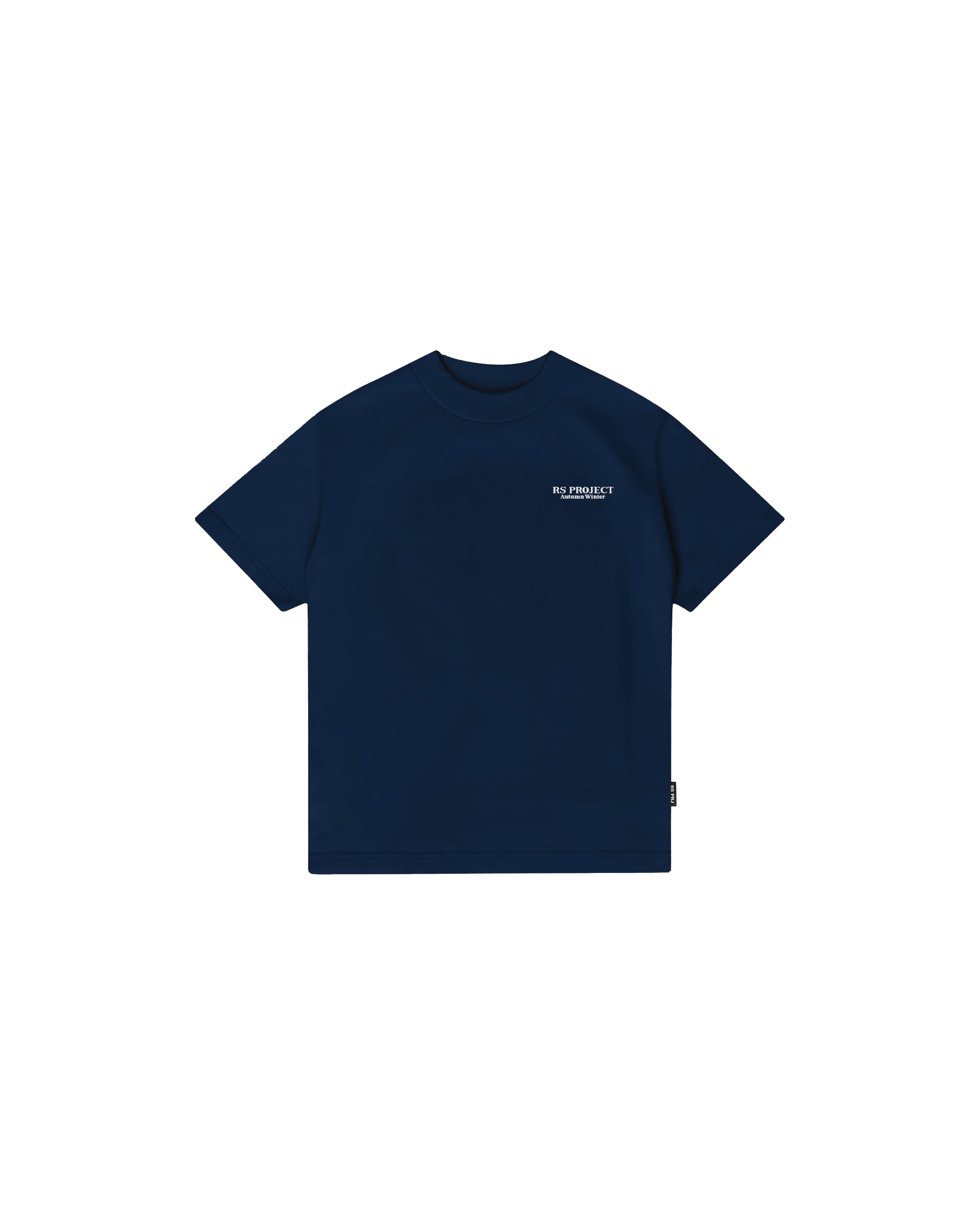 ÁO THUN REGULAR FIT NAVY TYPO