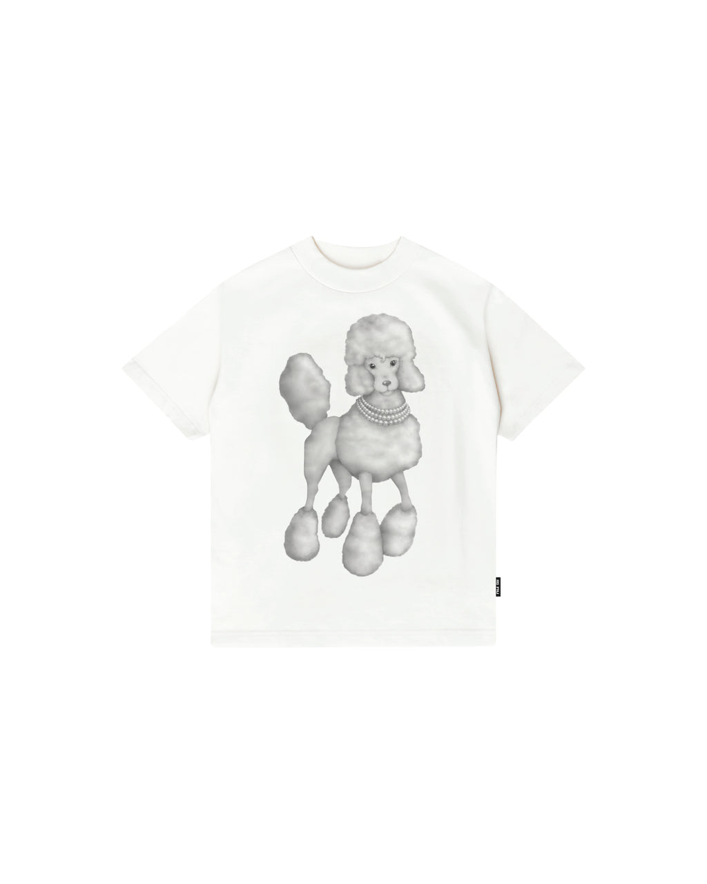 WHITE DOG REGULAR FIT T-SHIRT