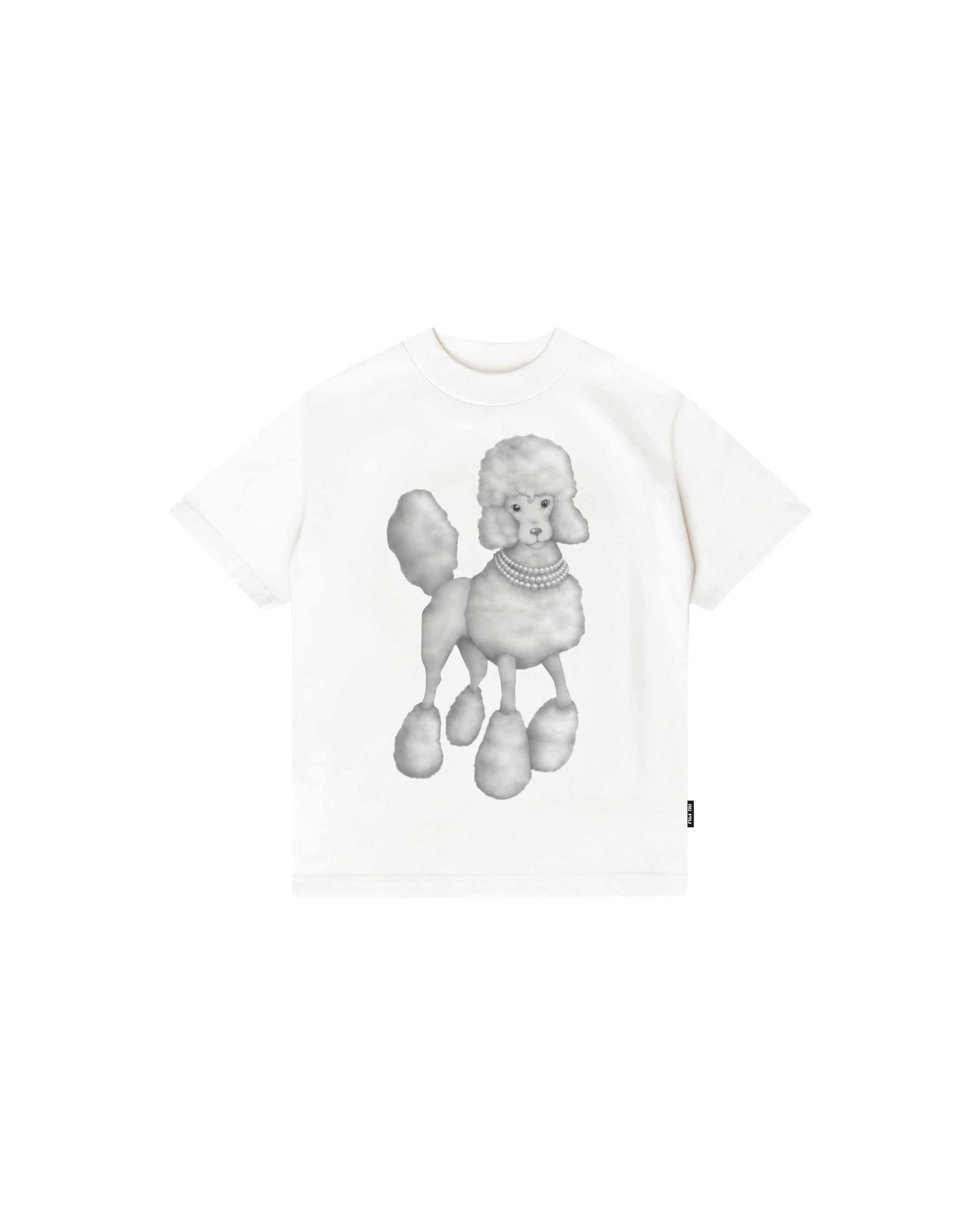 WHITE DOG REGULAR FIT T-SHIRT