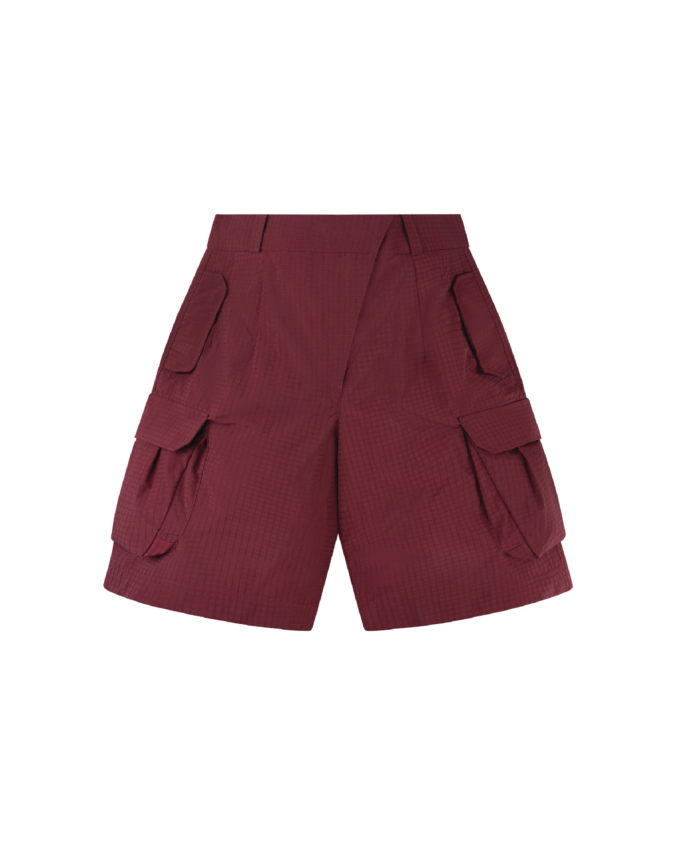 CAMO NYLON FABRIC SHORTS