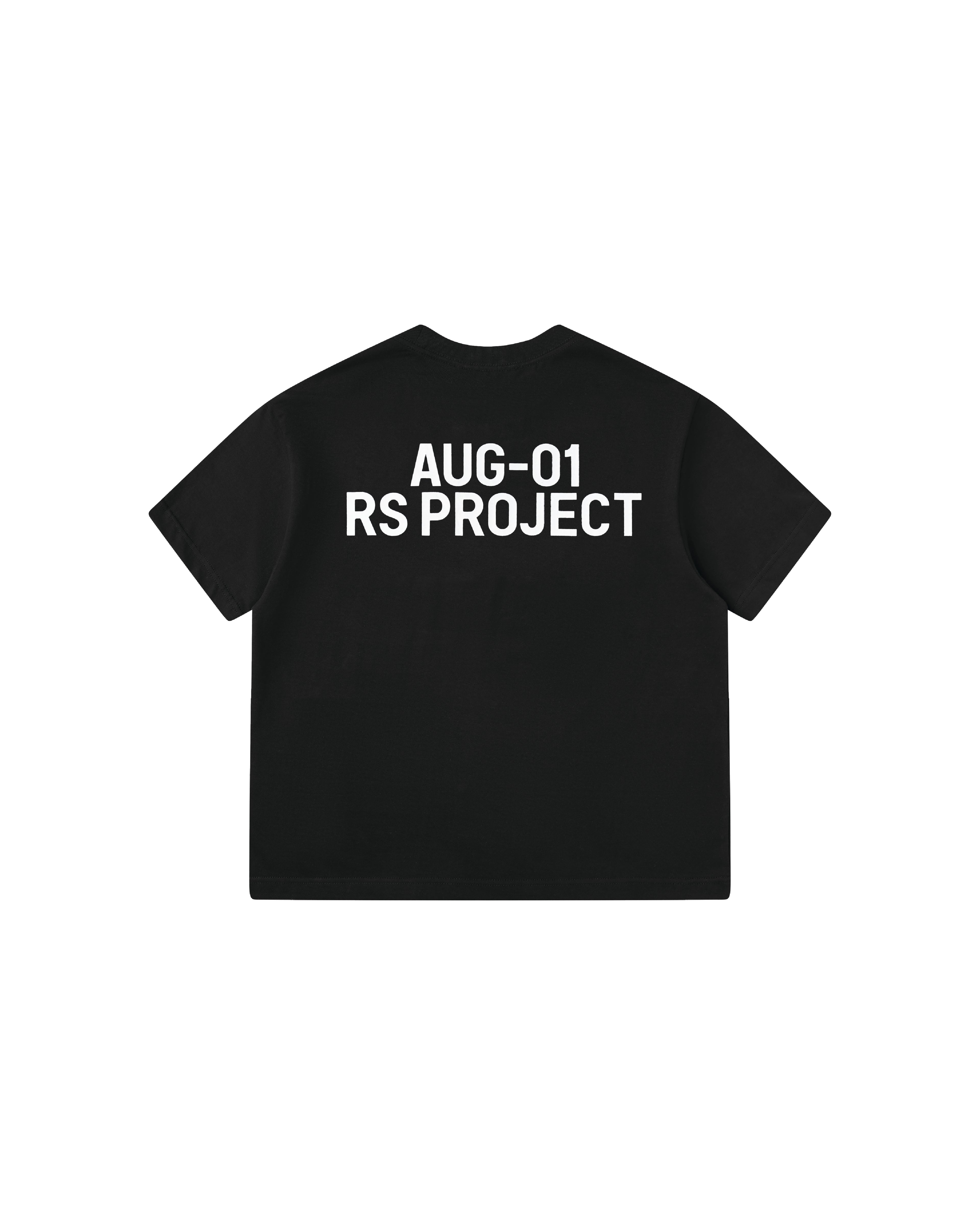 AUG - 01 TYPO BLACK T-SHIRT