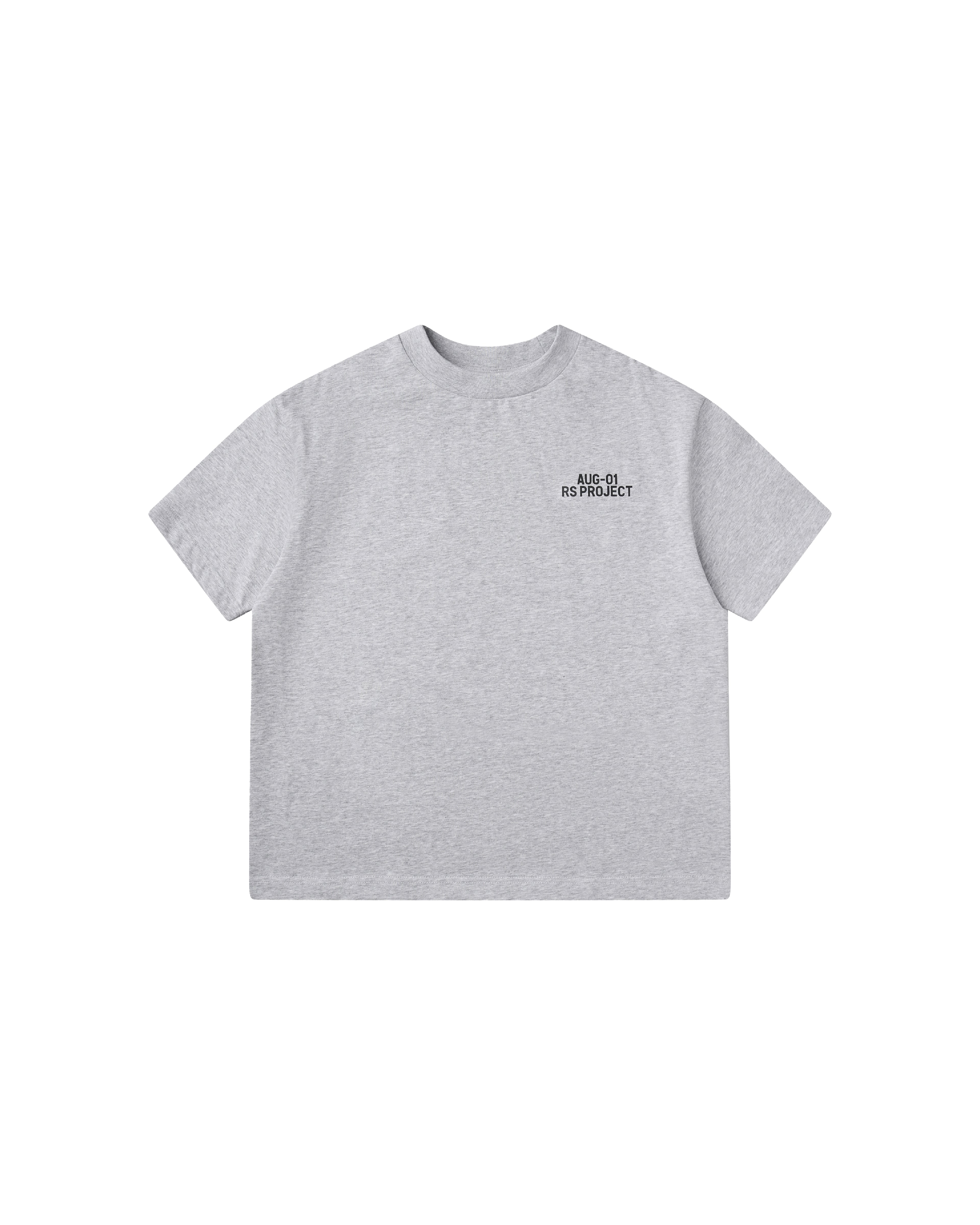 AUG - 01 TYPO GRAY T-SHIRT