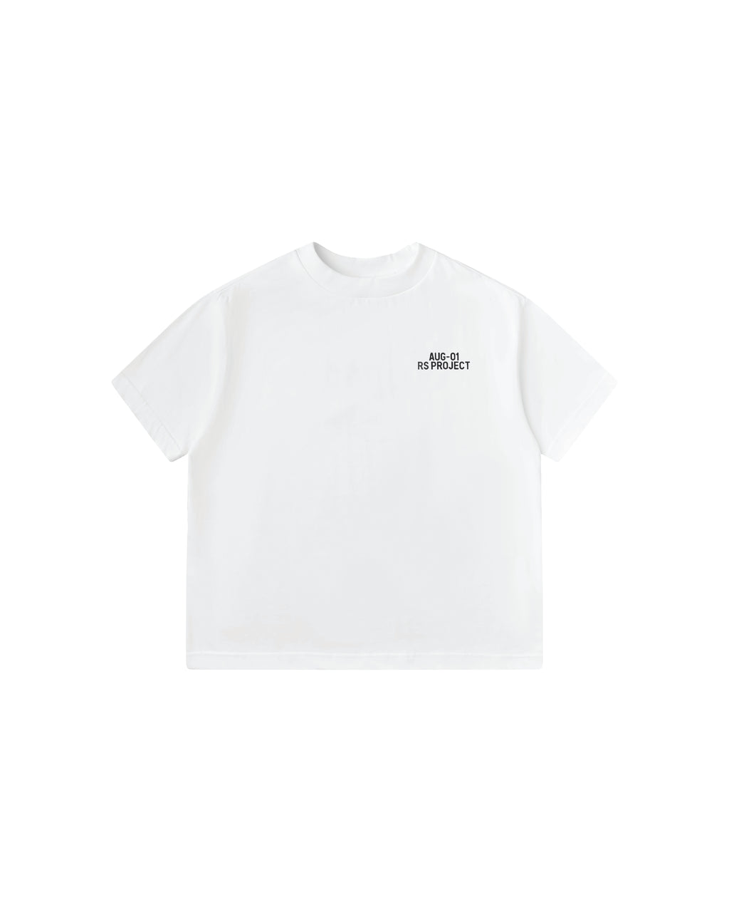 AUG - 01 TYPO WHITE T-SHIRT