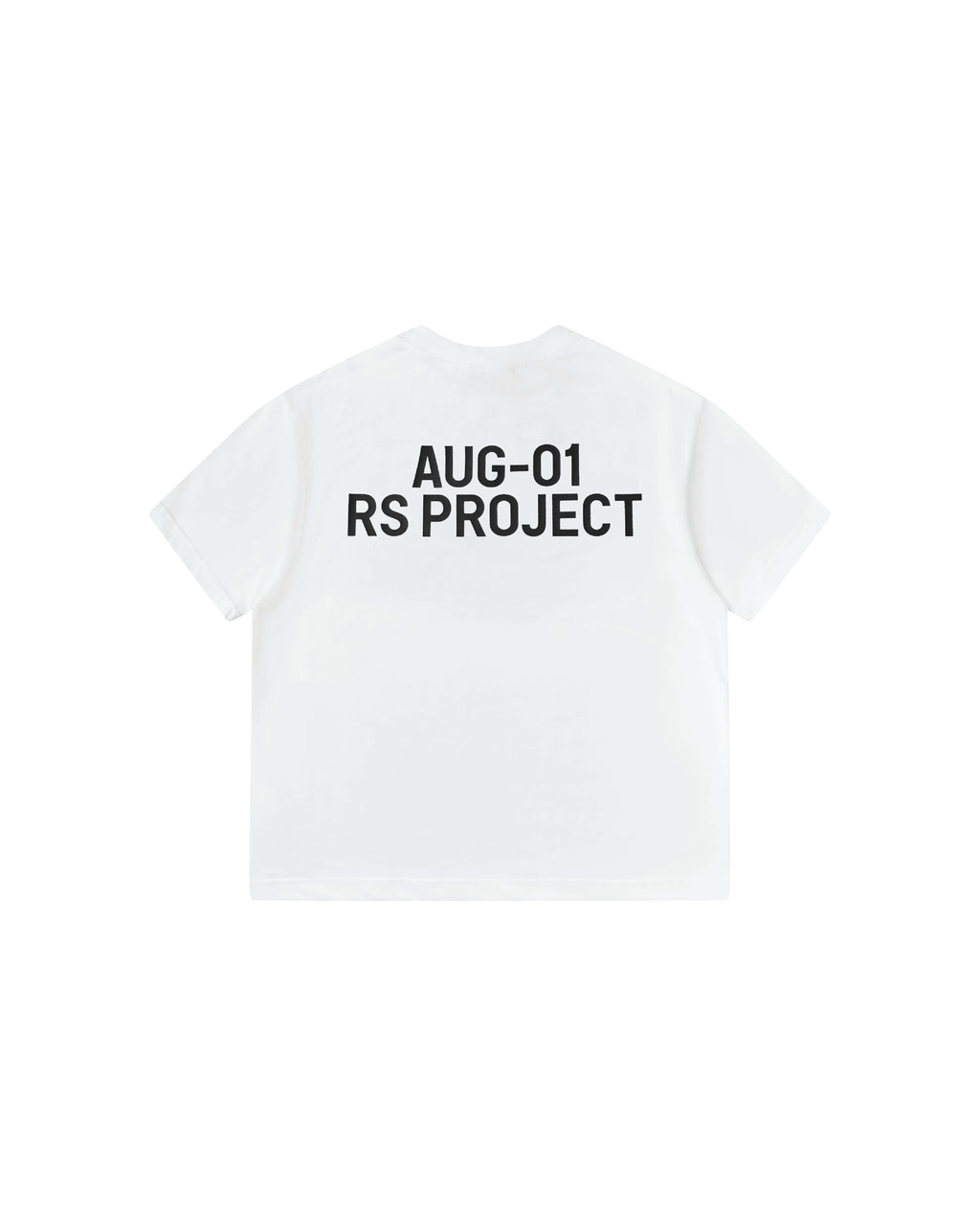 AUG - 01 TYPO WHITE T-SHIRT