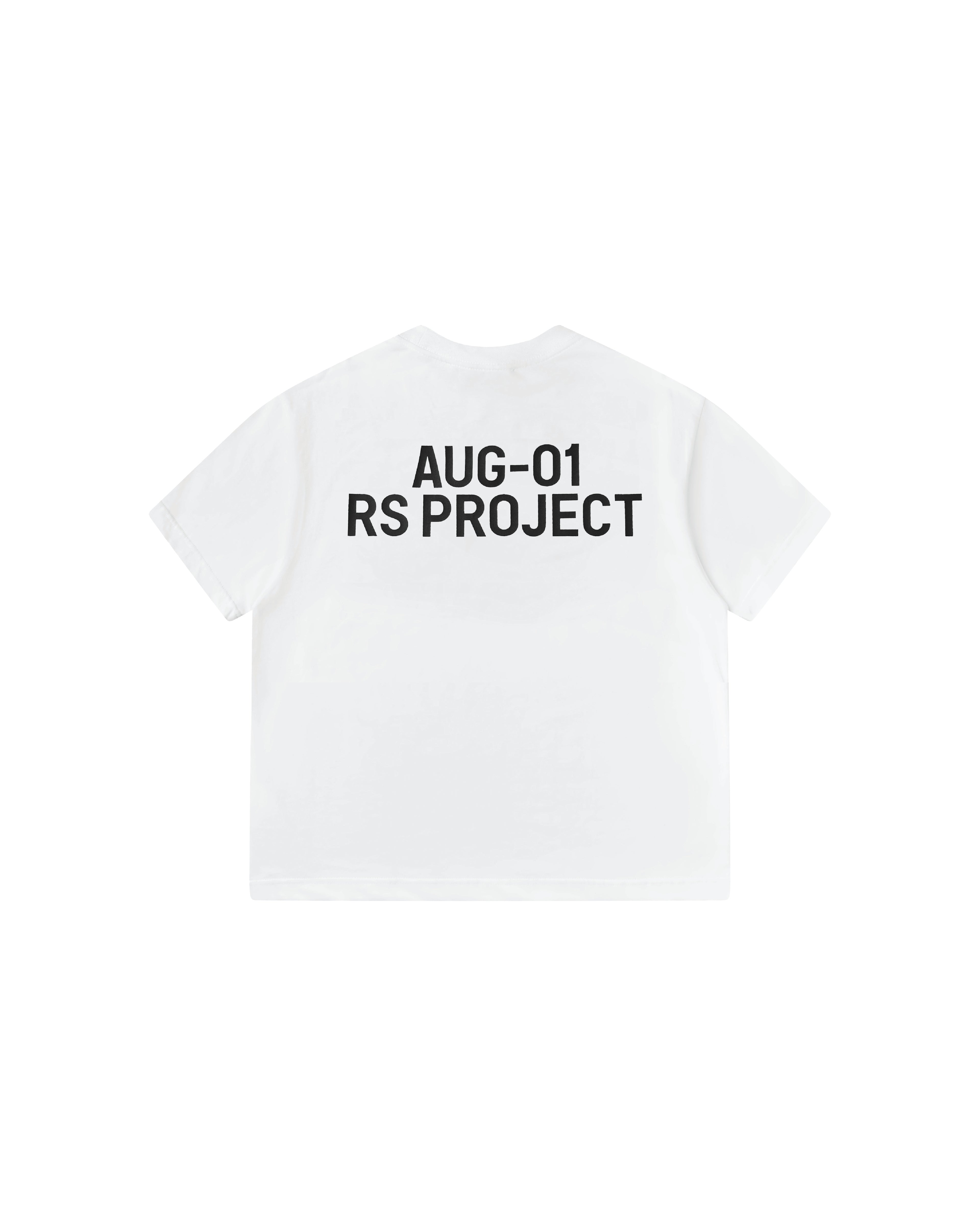 AUG - 01 TYPO WHITE T-SHIRT