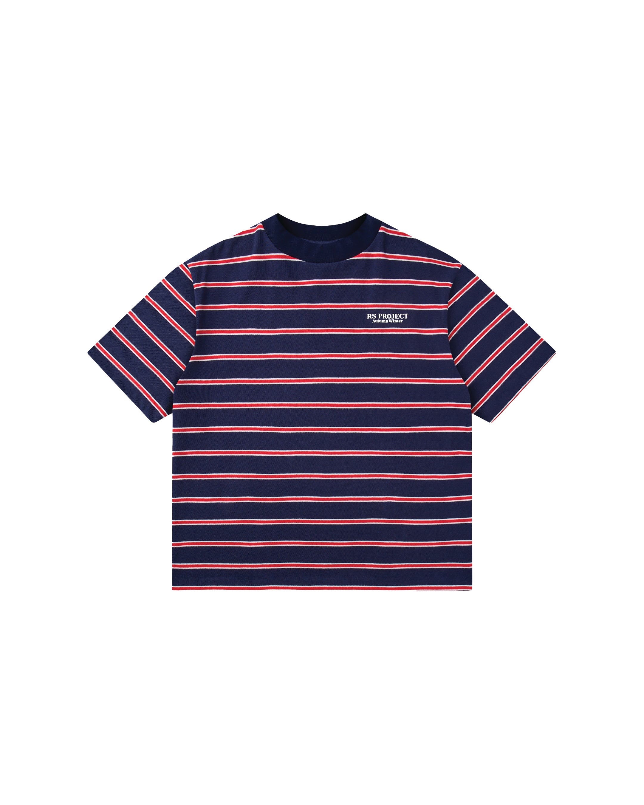 RS 4 STRIPED RED-BLUE T-SHIRT